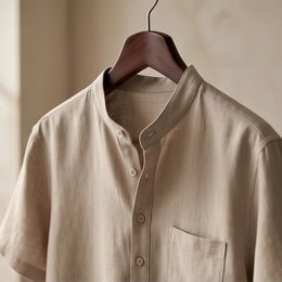 Sorrento Linen Henley Shirt