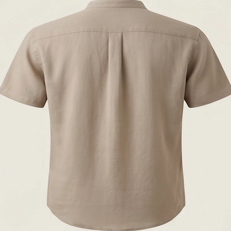 Sorrento Linen Henley Shirt