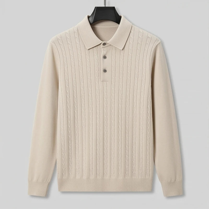 Como Cable Knit Polo