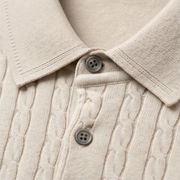 Como Cable Knit Polo
