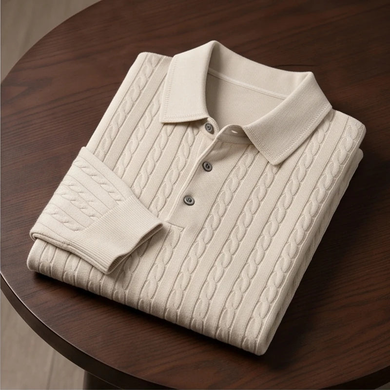 Como Cable Knit Polo