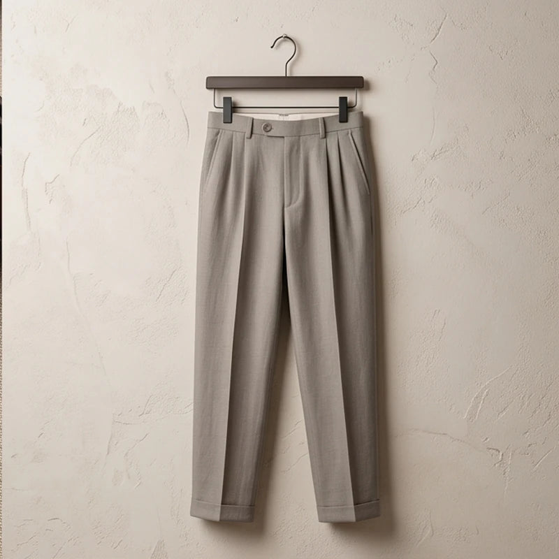 Lucca Tailored Linen Trouser