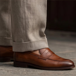 Lucca Tailored Linen Trouser
