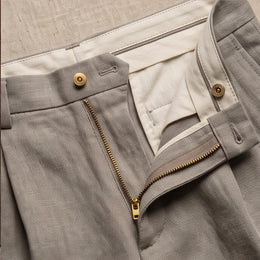 Lucca Tailored Linen Trouser