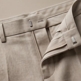 Bologna Neutral Travel Trouser