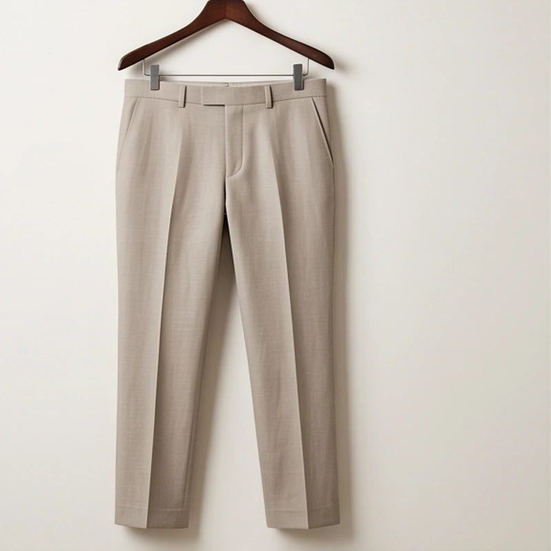Bologna Neutral Travel Trouser