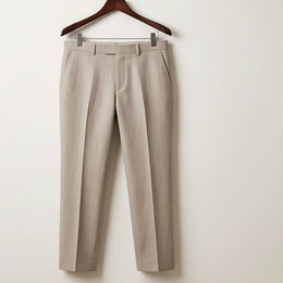 Bologna Neutral Travel Trouser