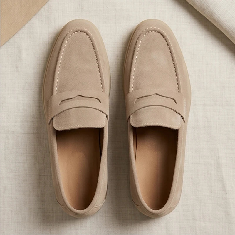Lugano Suede Penny Loafer
