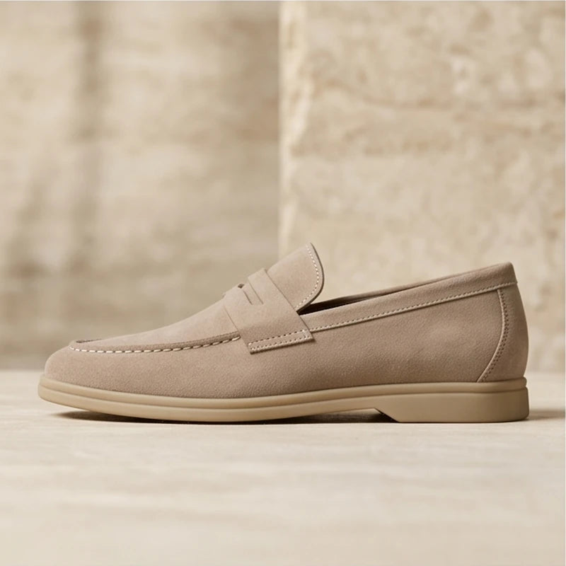 Lugano Suede Penny Loafer