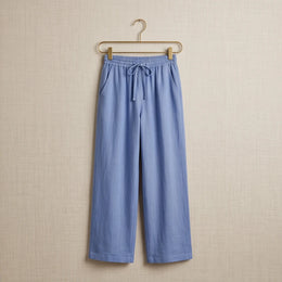 Alessia Linen Wide-Leg Trouser