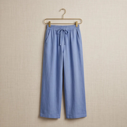 Alessia Linen Wide-Leg Trouser