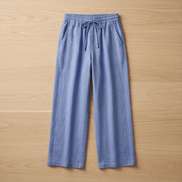 Alessia Linen Wide-Leg Trouser