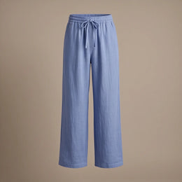 Alessia Linen Wide-Leg Trouser