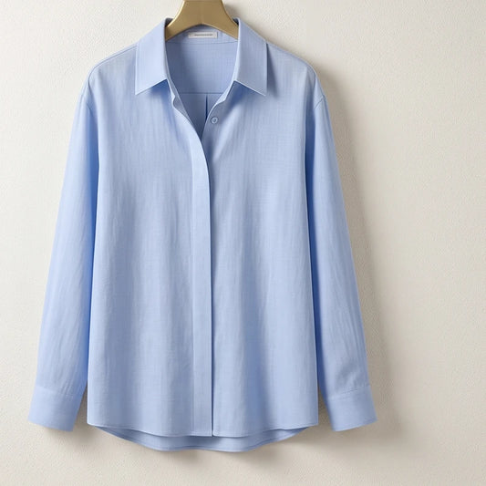 Bianca Linen Long-Sleeve Shirt