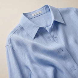 Bianca Linen Long-Sleeve Shirt