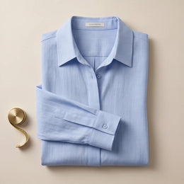Bianca Linen Long-Sleeve Shirt