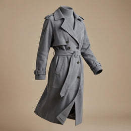 Firenze Suede Belted Trench