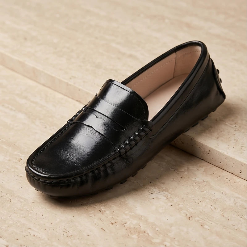 Bellina Suede Driving Loafer