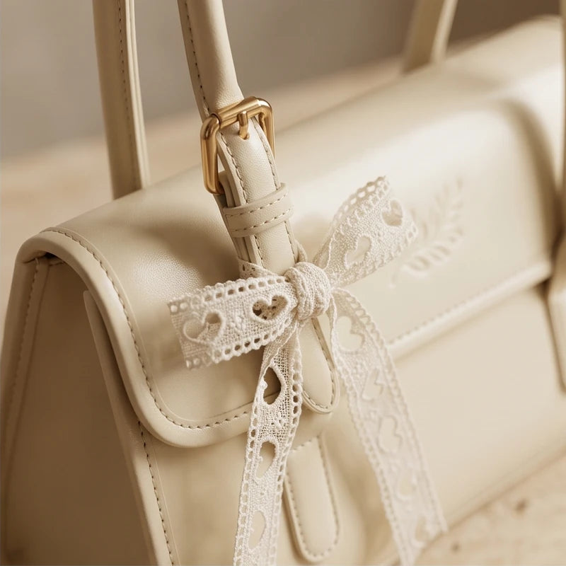 Palermo Silk-Scarf Leather Tote