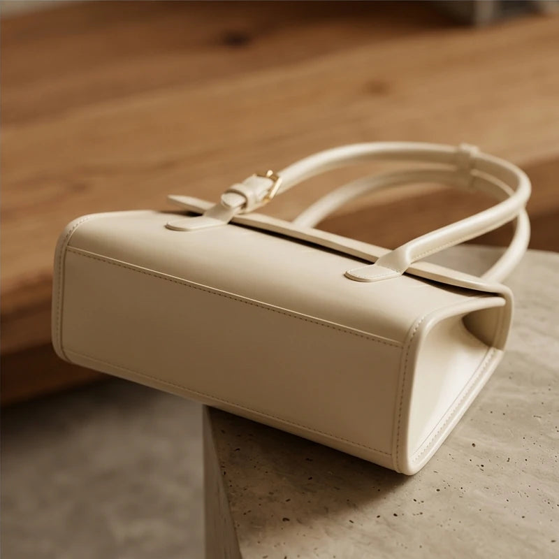 Palermo Silk-Scarf Leather Tote