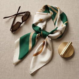Como Silk Twilly Scarf