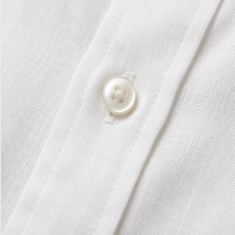 Luca Linen Long-Sleeve Shirt - generated detail image 6