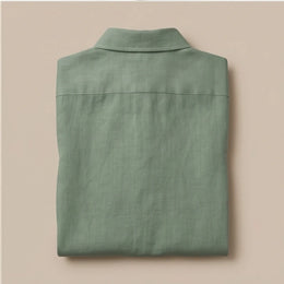 Luca Linen Long-Sleeve Shirt - generated detail image 9