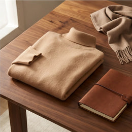 Cortina Cashmere High-Collar Sweater - generated Marco Elvani gallery cell 9