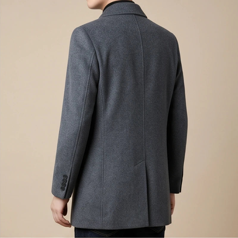 Aosta Cashmere-Wool Lined Coat - generated Marco Elvani gallery cell 3