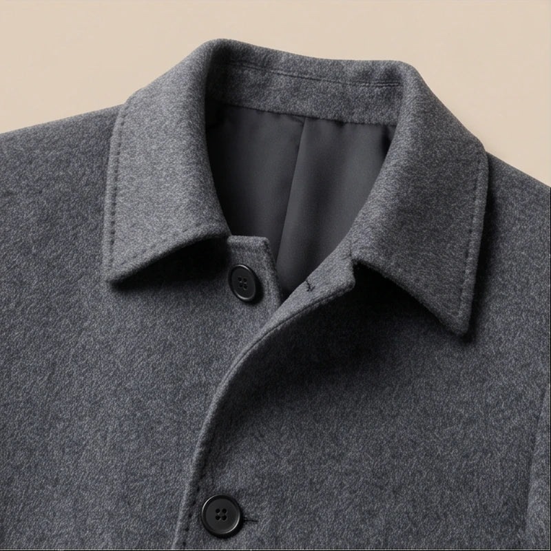 Aosta Cashmere-Wool Lined Coat - generated Marco Elvani gallery cell 4