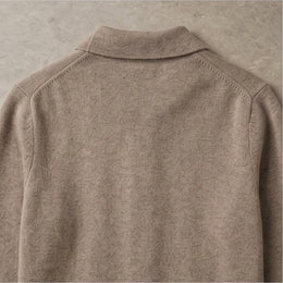 Bellagio Merino Polo-Collar Cardigan - generated Marco Elvani gallery cell 4