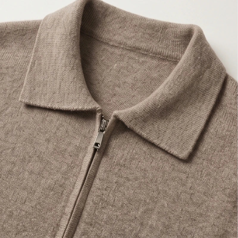Bellagio Merino Polo-Collar Cardigan - generated Marco Elvani gallery cell 7