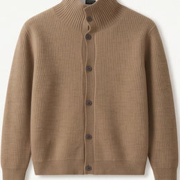 Portofino Cashmere Mock-Neck Cardigan - generated Marco Elvani gallery cell 1