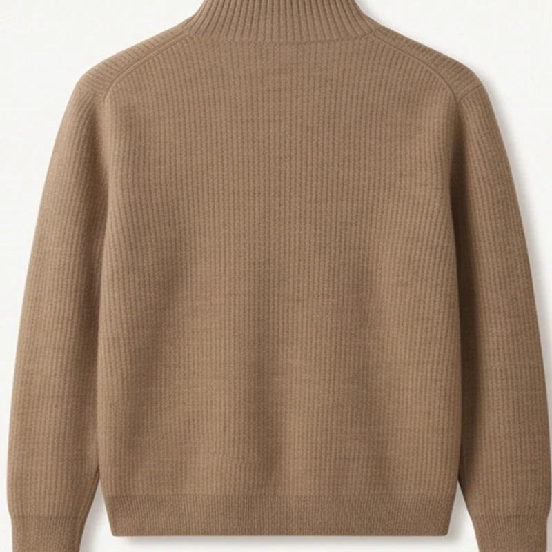 Portofino Cashmere Mock-Neck Cardigan - generated Marco Elvani gallery cell 3
