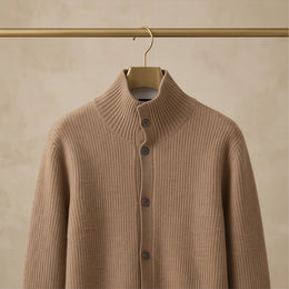 Portofino Cashmere Mock-Neck Cardigan - generated Marco Elvani gallery cell 4