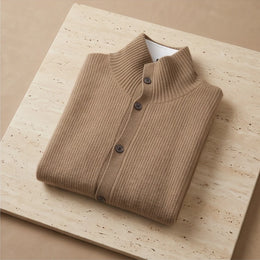 Portofino Cashmere Mock-Neck Cardigan - generated Marco Elvani gallery cell 6