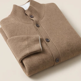 Portofino Cashmere Mock-Neck Cardigan - generated Marco Elvani gallery cell 9