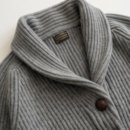 Ortisei Heavy Wool Shawl Cardigan - generated Marco Elvani gallery cell 3