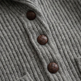 Ortisei Heavy Wool Shawl Cardigan - generated Marco Elvani gallery cell 4