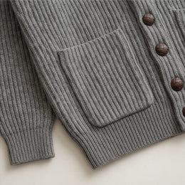 Ortisei Heavy Wool Shawl Cardigan - generated Marco Elvani gallery cell 6