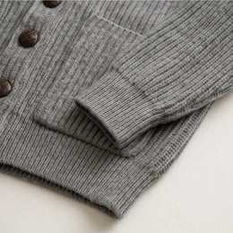 Ortisei Heavy Wool Shawl Cardigan - generated Marco Elvani gallery cell 7