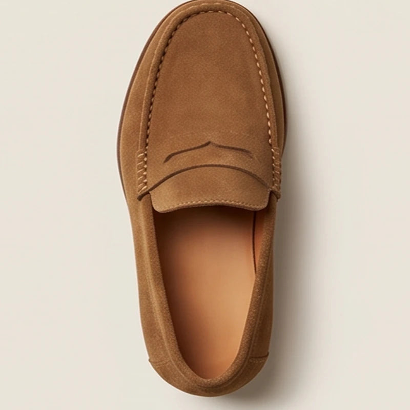 Monza Suede Leather Driving Loafer - generated Marco Elvani gallery cell 3
