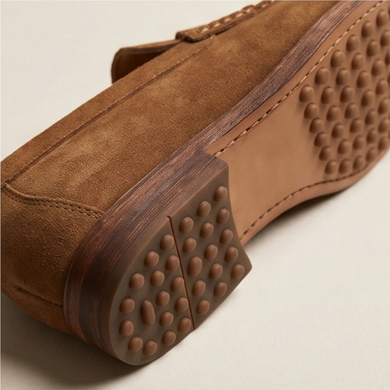Monza Suede Leather Driving Loafer - generated Marco Elvani gallery cell 5