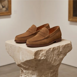 Monza Suede Leather Driving Loafer - generated Marco Elvani gallery cell 6