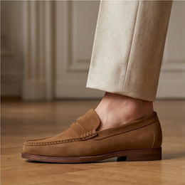 Monza Suede Leather Driving Loafer - generated Marco Elvani gallery cell 8