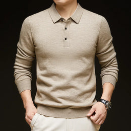 Milano Cashmere-Blend Polo - Camel (Kamel 1)