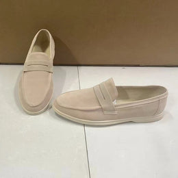Como Soft Suede Loafer - Beige (supplier: Beige Men Loafers)