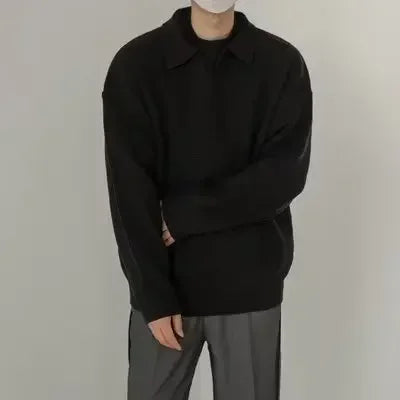 Torino Soft Knit Polo - Black (Black)