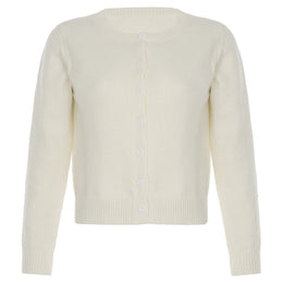 Lucia Wool-Blend Cardigan - Beige variant image