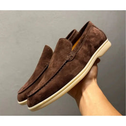 Bellagio Suede Driving Loafer - Chocolate (supplier: Schokolade)